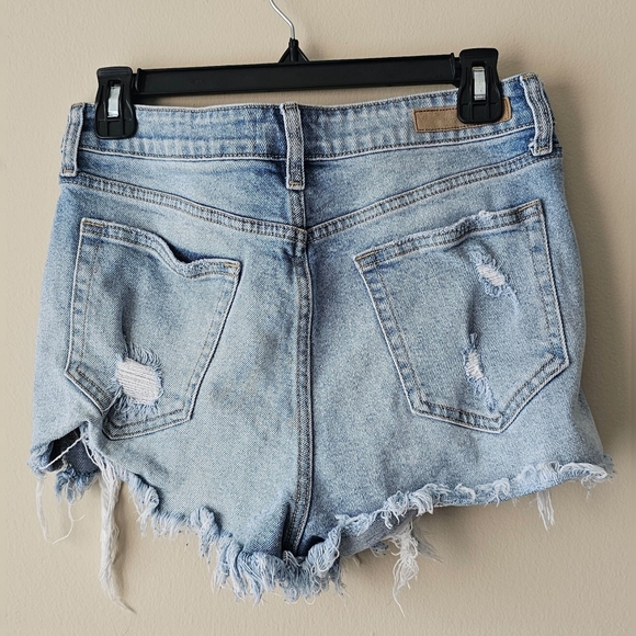 Cello Womens Distressed Denim Cutoff Shorts (S/L) - Picture 3 of 3